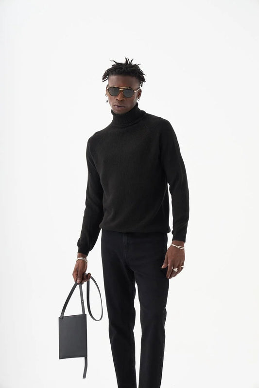 Fitted Turtleneck Sweater