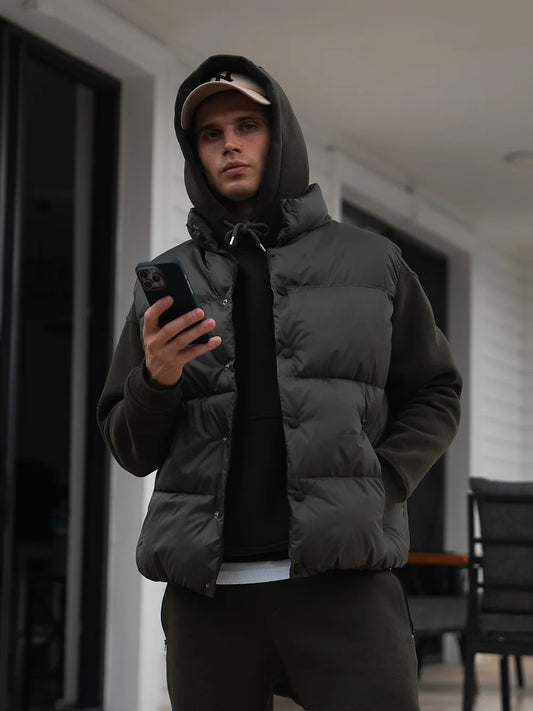 Black Puffer Vest