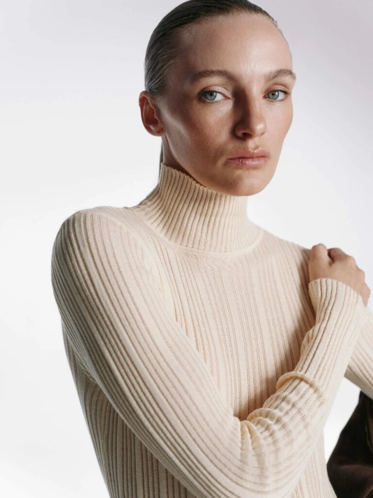 Cotton Turtleneck Sweater