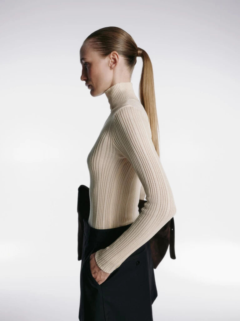 Cotton Turtleneck Sweater